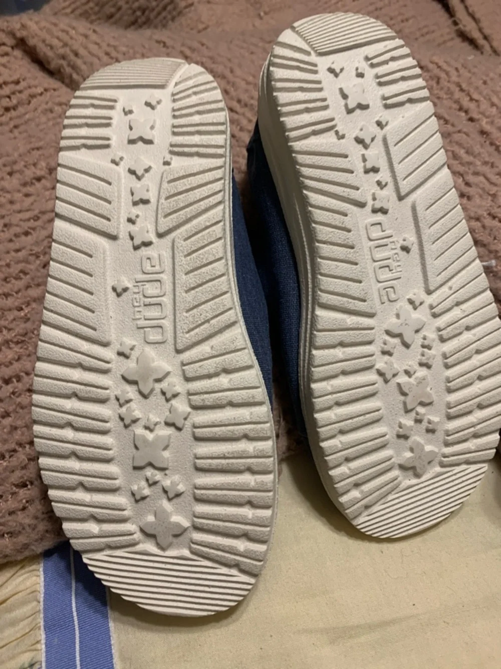 Cherokee Navy Kids Slip-On Moccasins